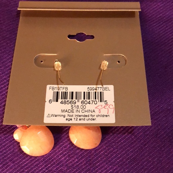 Erica Lyons Gold tone beaded statement necklace and fishhook dangling earrings - Picture 7 of 7